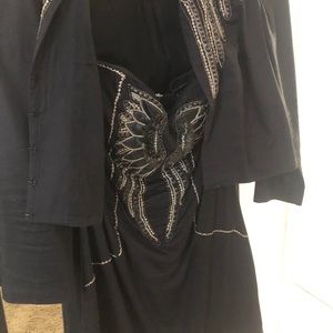 Dress bustier w matching jacket XS